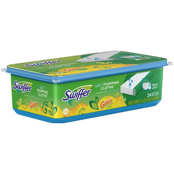 Swiffer Wet Mopping Cloths with Gain Scent