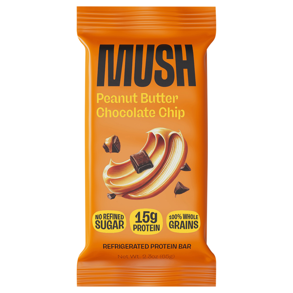 Barre protéinée MUSH au beurre de cacahuète et pépites de chocolat