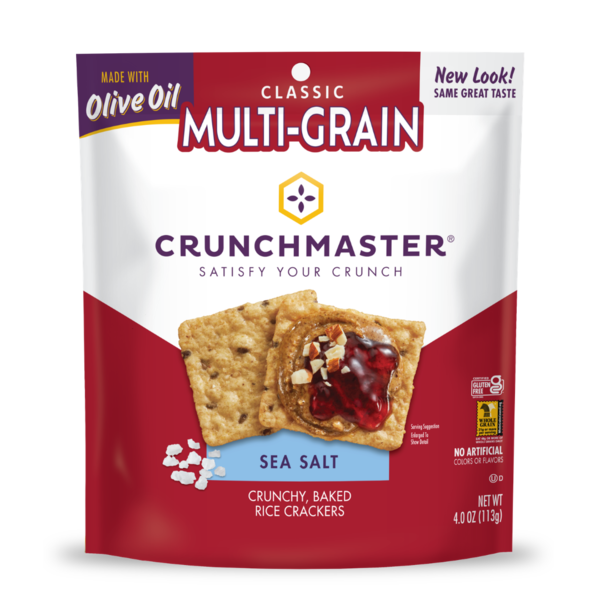 Galletas Multigrano Crunchmaster con Sal Marina