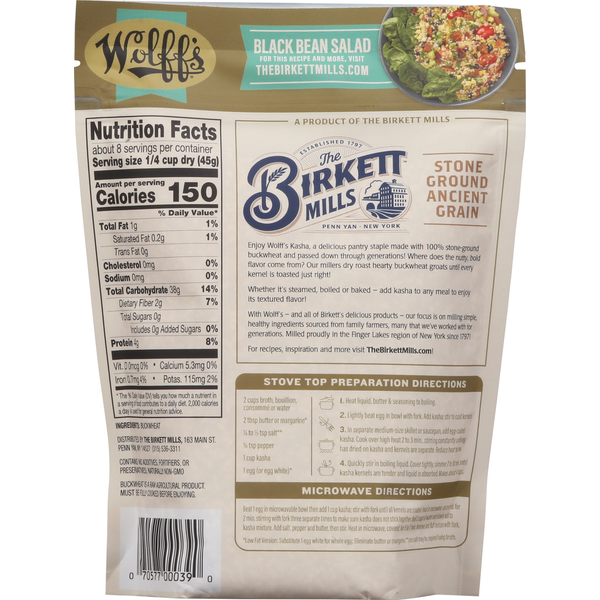 Kasha de Wolff, Sin Gluten, Granulación Media