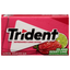Gomme Trident sans sucre saveur île baies et citron vert