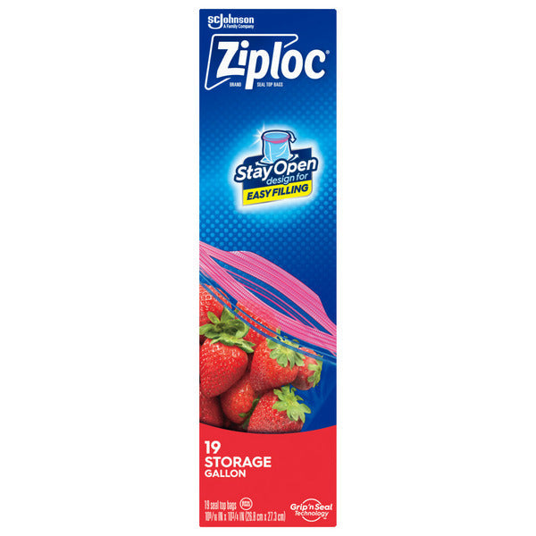 Bolsas de Almacenamiento Ziploc con Diseño de Apertura Permanente para un Llenado Fácil