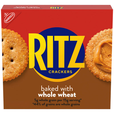Ritz Whole Wheat Crackers - Savory Snack for All Ages