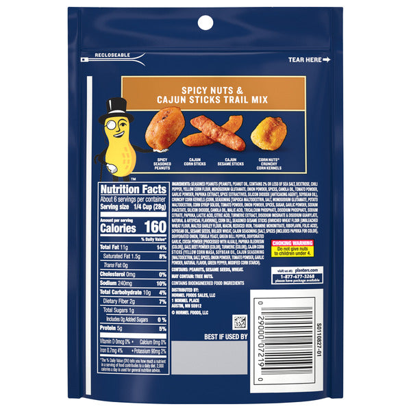 Planters Noix Épicées & Cajun Stix, 6 OZ