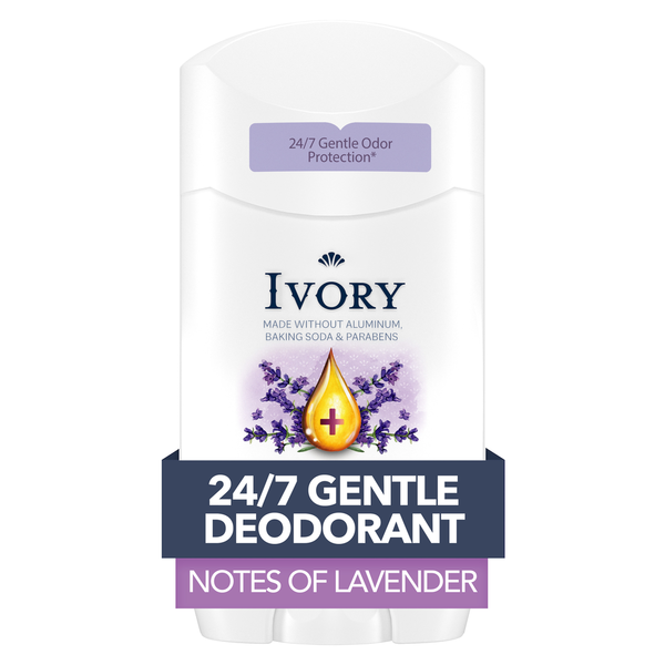 Desodorante Suave Ivory con un Toque de Lavanda