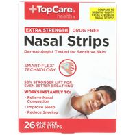 Bandes Nasales Extra Fortes TopCare - Taille Unique, Beige