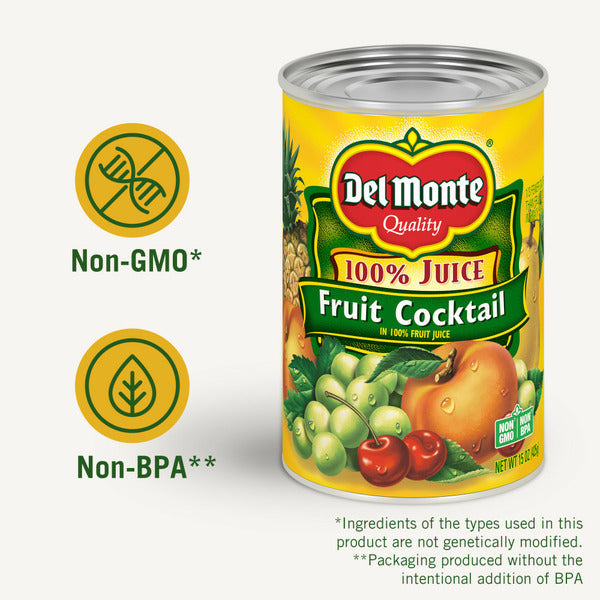Cocktail de fruits Del Monte dans du jus de fruits