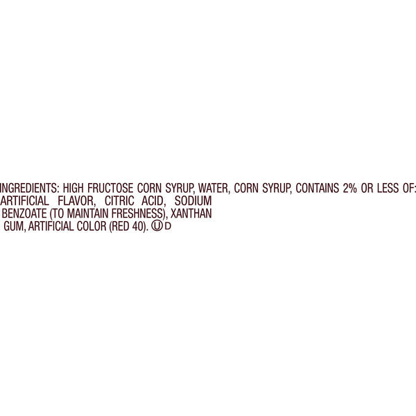 Sirop aromatisé à la fraise Hershey's - Bouteille de 22 oz