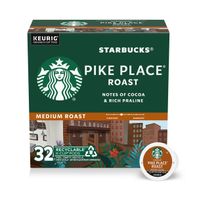 Starbucks Pike Place Medium Roast K-Cup Coffee