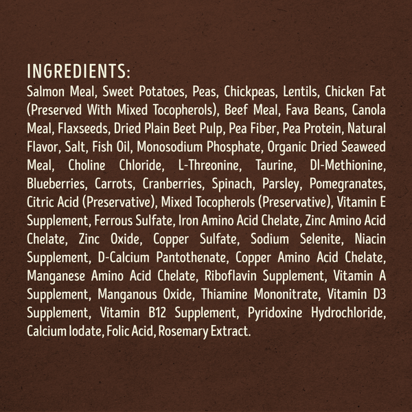 Supreme Source Salmon Meal and Sweet Potato Recipe Dog Food