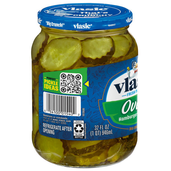 Rodajas de Pepinillo en Vinagre de Hamburger Vlasic