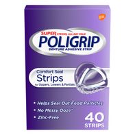 Tiras Adhesivas para Dentaduras Poligrip