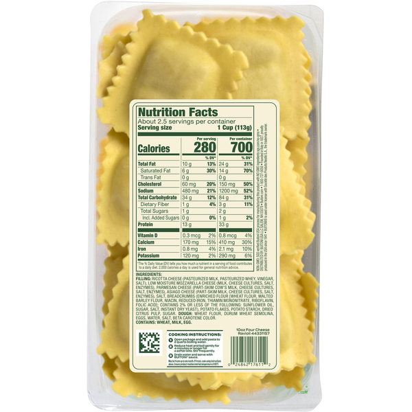 Ravioli de Cuatro Quesos Buitoni