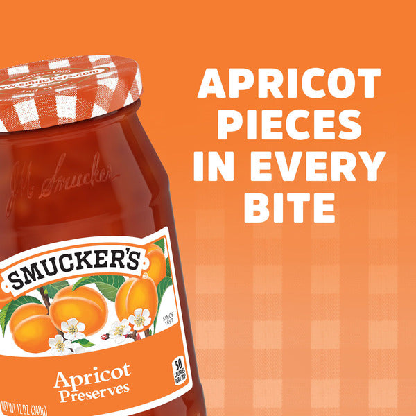 Confiture d'abricot Smucker's, 18 onces