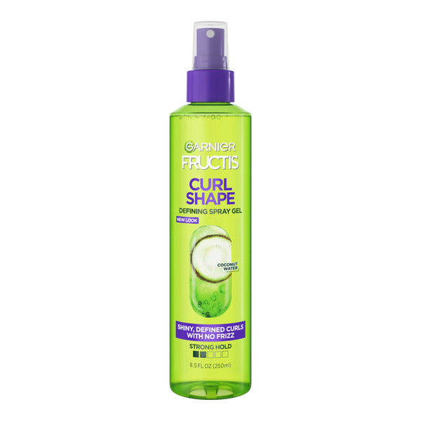 Gel en Spray Definidor de Forma para Rizos Garnier con Agua de Coco