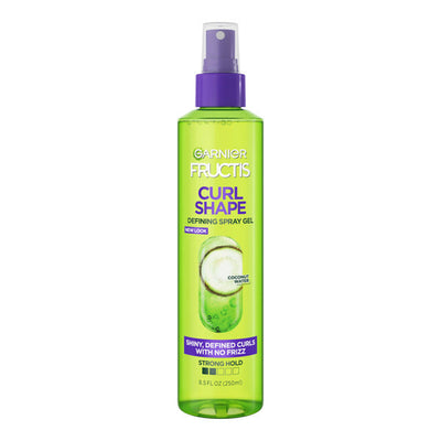 Gel en Spray Definidor de Forma para Rizos Garnier con Agua de Coco