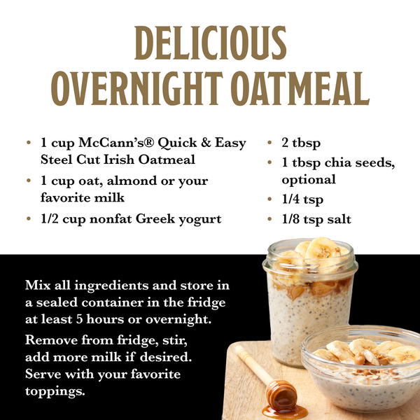 McCann's Quick & Easy Steel Cut Irish Oatmeal, Non-GMO