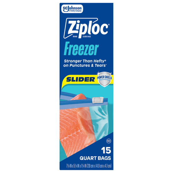 Bolsas de Congelación Ziploc Quart con Tecnología Power Shield™