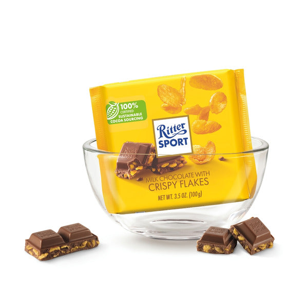 Ritter Sport Milk Chocolate with Crispy Flakes