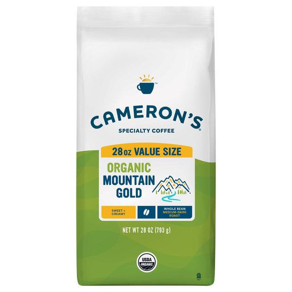 Café Orgánico en Grano Tostado Medio-oscuro de Cameron