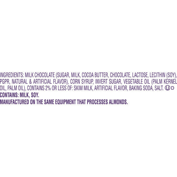 Barre de chocolat Cadbury Dairy Milk Caramello, 4 oz
