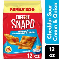 Crackers Cheez-It Snap'd au fromage cheddar, crème sure et oignon