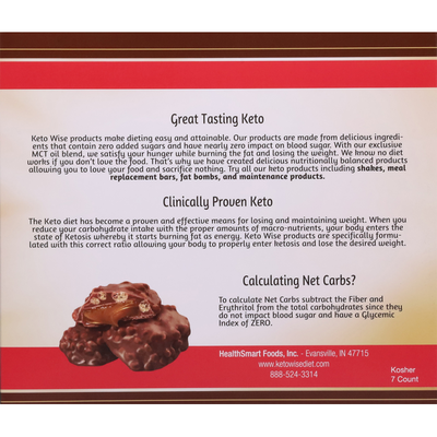 Keto Wise Fat Bombs, Caramels Croquants