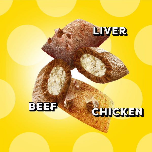 TEMPTATIONS MixUps Friandises Croquantes et Moelleuses pour Chats - Saveur Barbecue