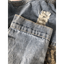 Chaqueta de mezclilla con estampado de leopardo a la moda para mujeres