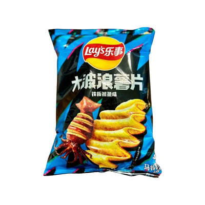 Lay’s Wavy Sizzling Grilled Squid Potato Chips 70g
