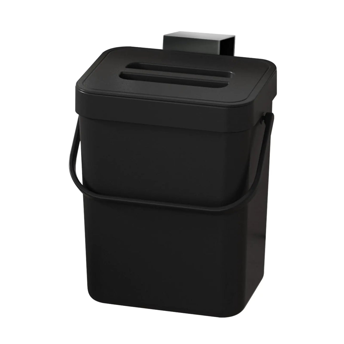 Cubierta de Basura de Cocina Premium con Tapa - Contenedor de Compostaje que Ahorra Espacio