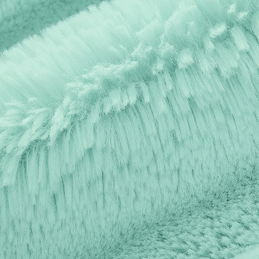 Luxe Cuddle Bunny Aqua Sea Fabric - 58"/60" per Yard