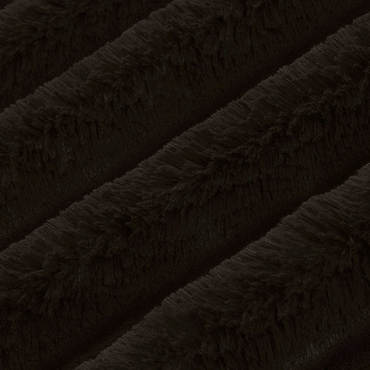 Luxe Cuddle Bunny Espresso Fabric per Yard