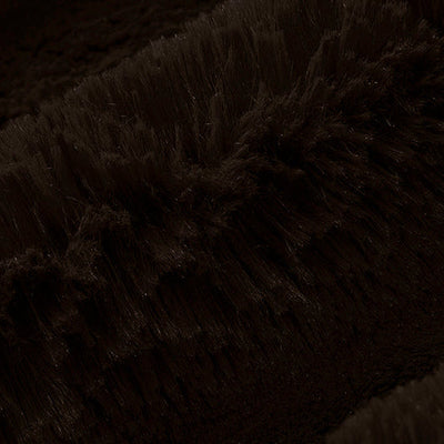 Luxe Cuddle Bunny Espresso Fabric per Yard