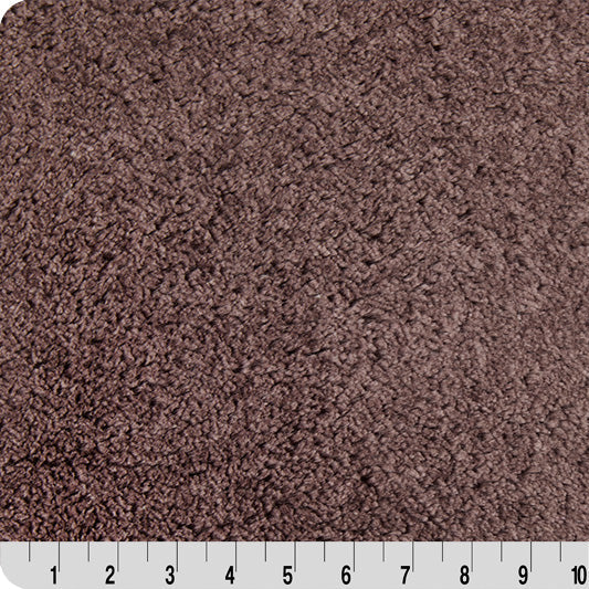 Rum Raisin Luxe Cuddle Arctic Fox Fabric - 58"/60" per yard