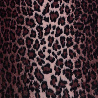 Black Cherry Luxe Cuddle Bunny Leo Fabric - 58"/60" per yard