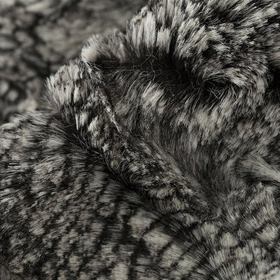 Black Luxe Cuddle Boa 58"/60" Fabric per Yard