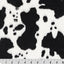 Tissu Luxe Cuddle Cow Snow/Noir - 58"/60" par Yard
