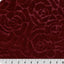 Luxe Cuddle Demi Rose Merlot Fabric - 58" Width