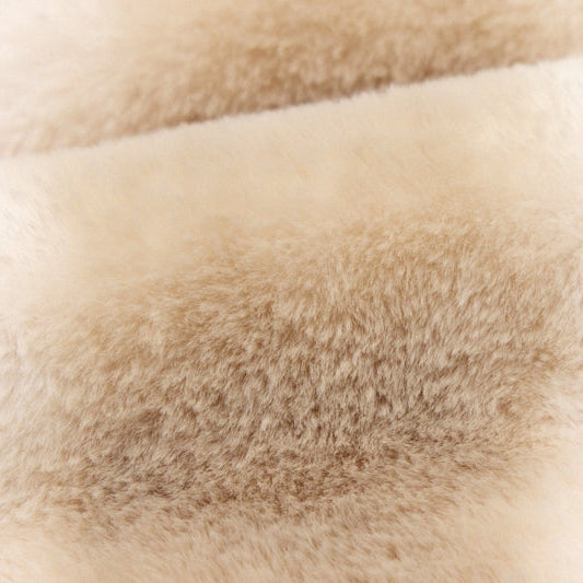 Tela Luxe Cuddle Denver de Crema de Vainilla por Yarda