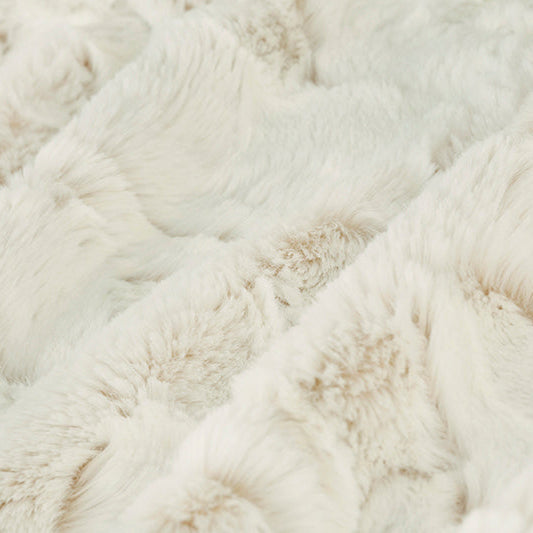 Tissu Luxe Cuddle Frosted Hide Camel - 58" par yard