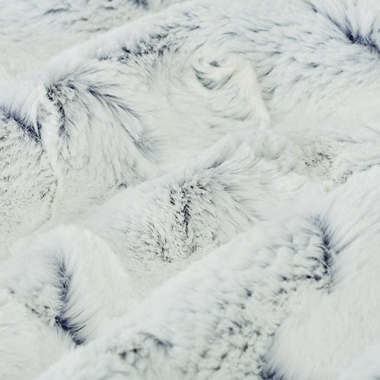 Luxe Cuddle Frosted Hide Navy Fabric - 58" - 60" per yard