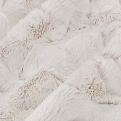 Tissu Luxe Cuddle Frosted Hide Rosewater - 58" de large