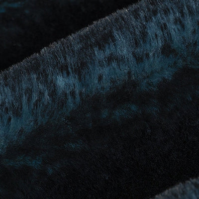 Tela de foca bebé de lujo Cuddle Frosted Bayou/Negro - 58"/60" por yarda