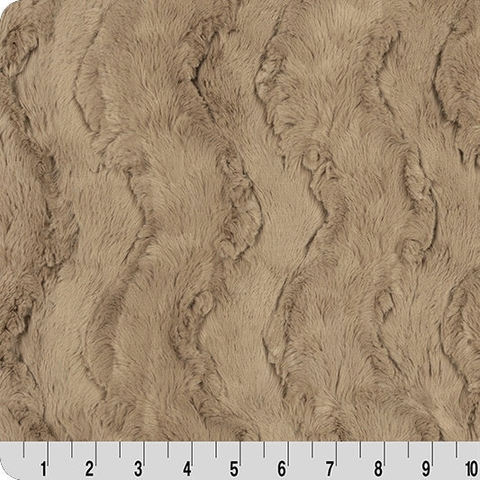 Tela Luxe Cuddle Glacier Simply Taupe - 58" de ancho
