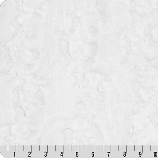 Luxe Cuddle Glacier Snow Fabric - 58" Wide