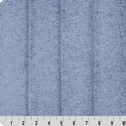 Tissu Navy Luxe Cuddle Iced Sydney - Douceur Premium