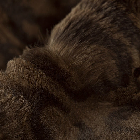 Mahogany Luxe Cuddle Jaguar Fabric - 58"/60" per Yard