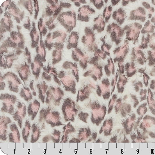 Tela de Leopardo Blush Luxe Cuddle - Suave y Estilosa