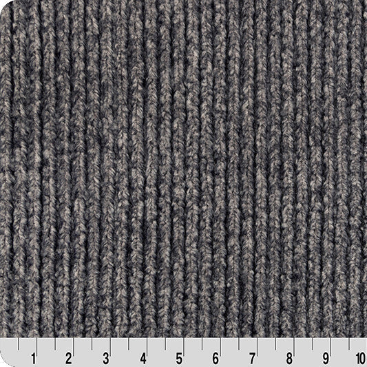 Tela Luxe Cuddle Weave en color navy - 58" de ancho por yarda